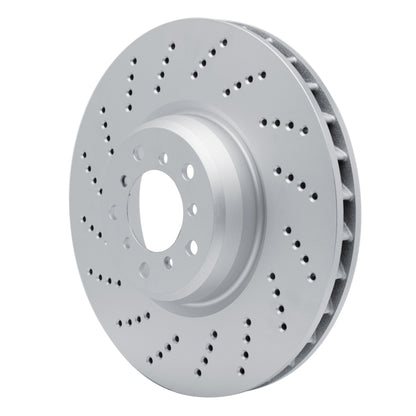 DFC 06-10 BMW M6 Left Front Drilled GeoSPEC Coated Rotor