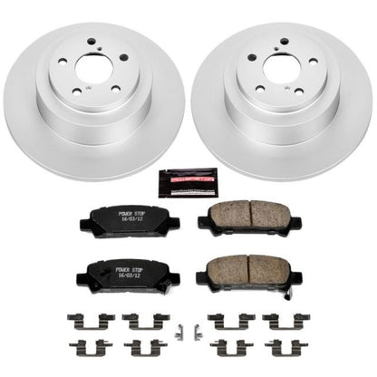 PowerStop Power Stop 03-06 Subaru Baja Rear Z17 Evolution Geomet Coated Brake Kit