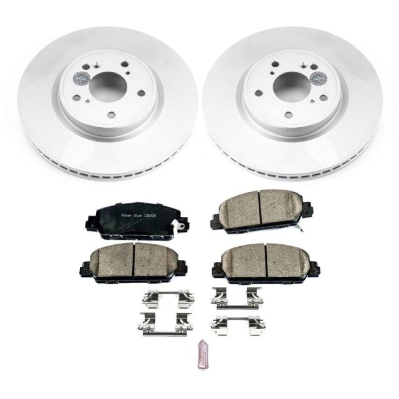 PowerStop Power Stop 18-19 Honda Accord Front Z17 Evolution Geomet Coated Brake Kit