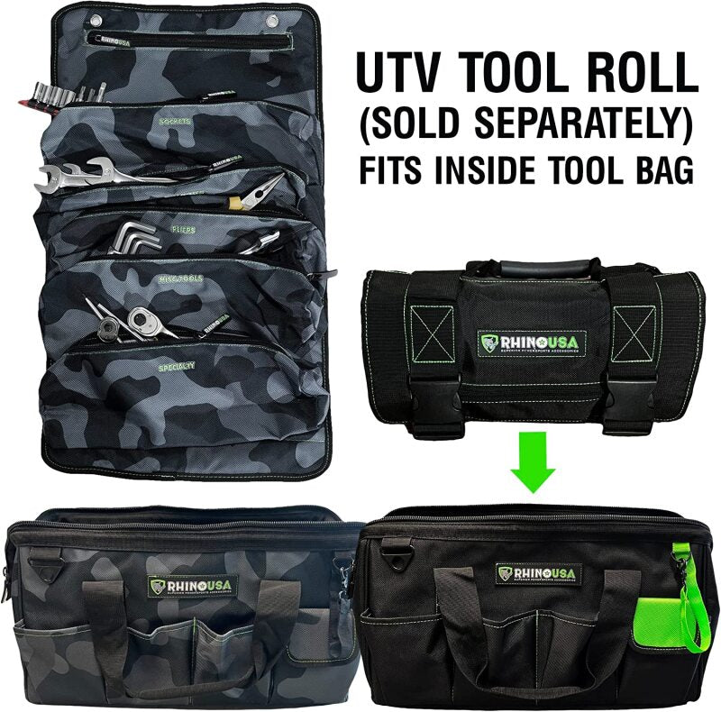 Rhino USA Heavy Duty Tool Bag (Black)