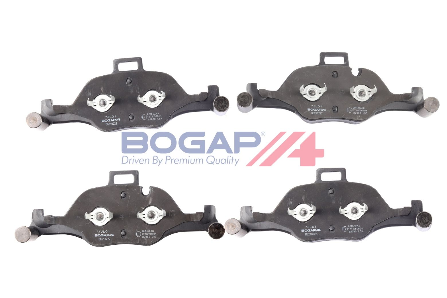 BOGAP B8210222 Brake Pad Set, Disc Brake | ML Performance Car Parts