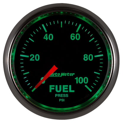 Autometer GS 0-100 PSI Full Sweep Electronic Fuel Pressure Gauge