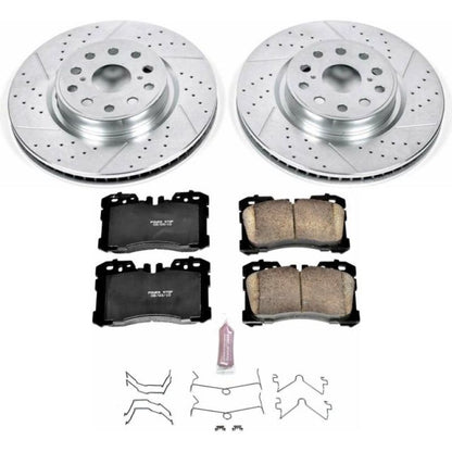 PowerStop Power Stop 07-09 Lexus LS460 Front Z23 Evolution Sport Brake Kit