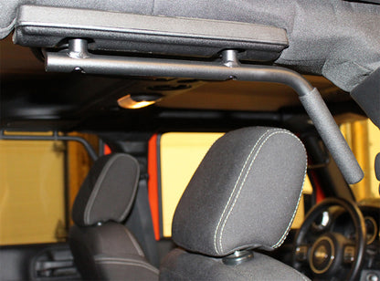 Fishbone Offroad 07-18 Jeep Wrangler JK 4 Door Grab Handles Front/Rear Steel - Blk Txtrd Powdercoat
