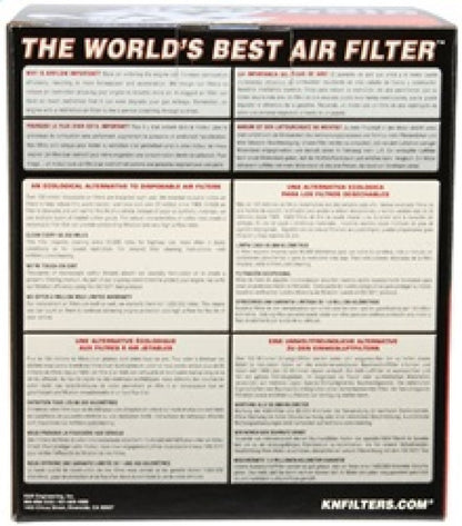 K&N Engineering K&N Universal Rubber Filter-Round Tapered 2.5in Flange ID x 6in Base OD x 5in Top OD x 5in Height