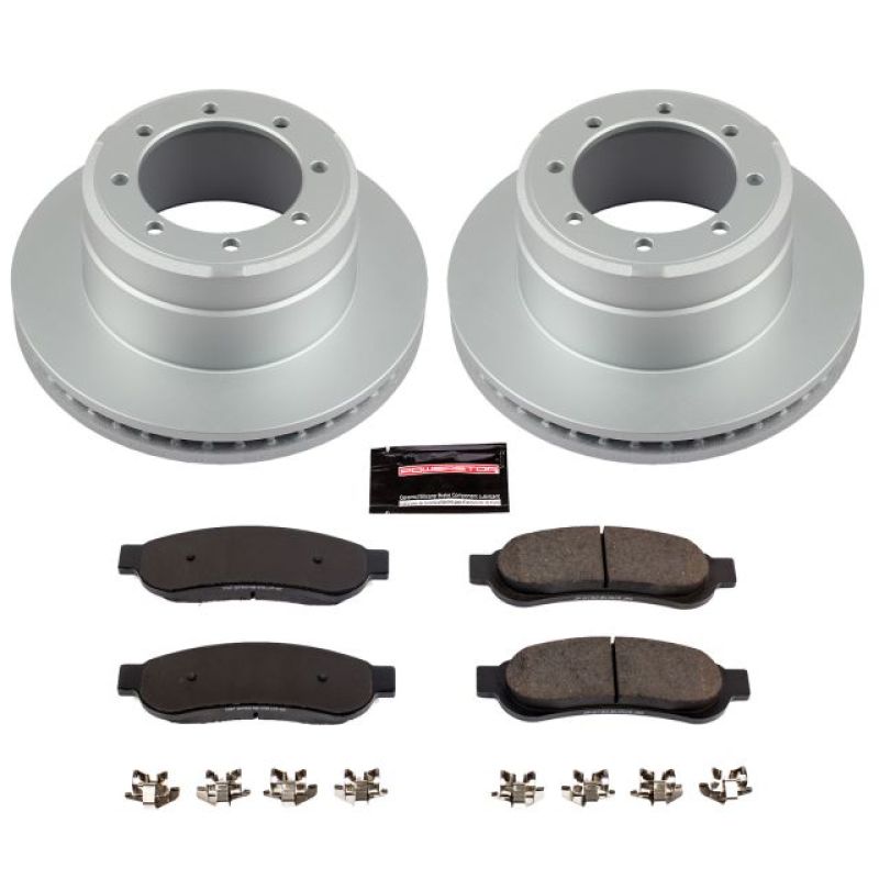 PowerStop Power Stop 05-10 Ford F-350 Super Duty Rear Z17 Evolution Geomet Coated Brake Kit