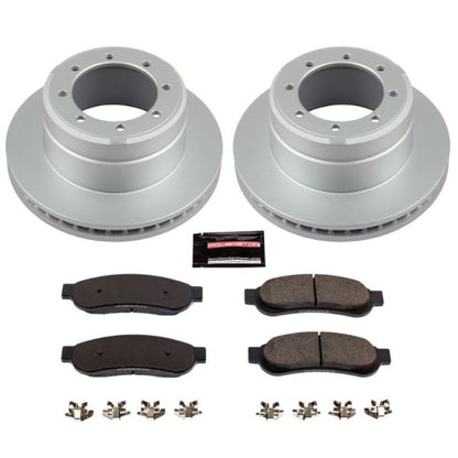 PowerStop Power Stop 05-10 Ford F-350 Super Duty Rear Z17 Evolution Geomet Coated Brake Kit
