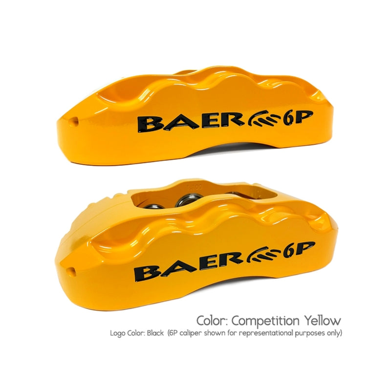 Baer Brakes 71-73 Ford Mustang STD Studs 14in Pro+ Front SDZ Brake Kit - Comp Yellow