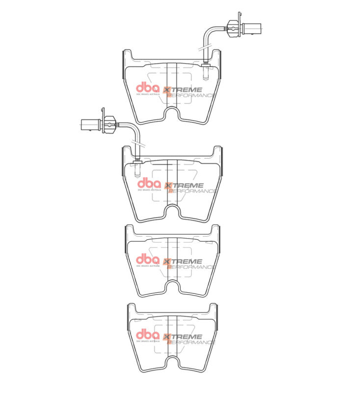 DBA 2009 Suzuki XL-7 Front XP Performance Brake Pads