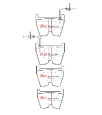 DBA 2009 Suzuki XL-7 Front XP Performance Brake Pads