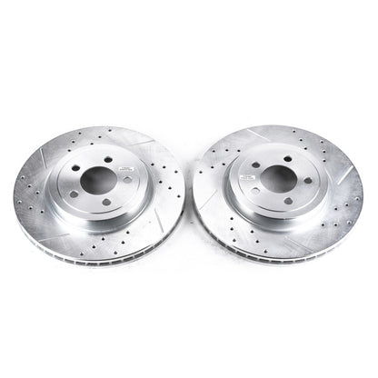 PowerStop Power Stop 05-19 Chrysler 300 Front Evolution Drilled & Slotted Rotors - Pair