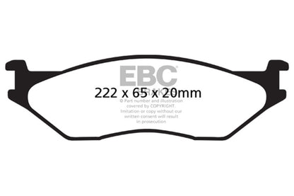 EBC 02-05 Ford Econoline E550 Greenstuff Front Brake Pads