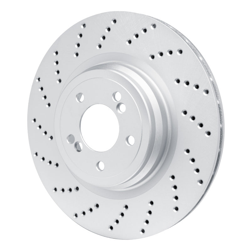 DFC 06-10 BMW M5 Left Rear Drilled GeoSPEC Coated Rotor
