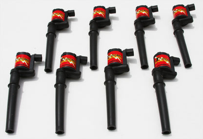 Granatelli Motor Sports Granatelli 99-13 Ford 4.6L/5.4L/5.8L 4V Hi-Perf Coil-On-Plug Wire Conn Kit w/Coil Packs (65K Volts)