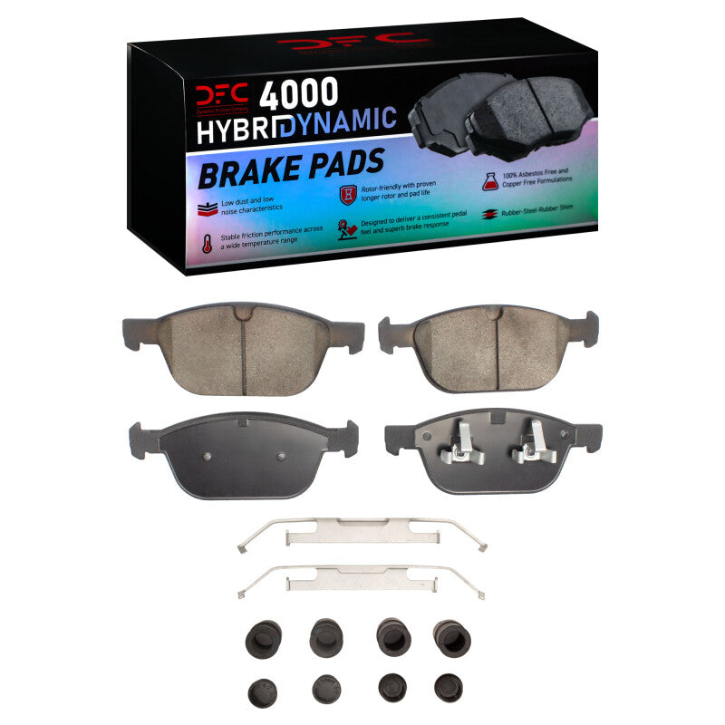 DFC 03-16 Volvo XC90/XC60 Front 4000 HybriDynamic Brake Pads and Hardware Kit