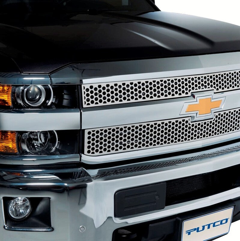 Putco 05-06 Chevrolet Silverado 2500/3500 Punch Stainless Steel Grilles