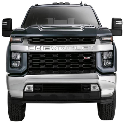 Putco 19-20 Chevy Silverado LD - Grille Letters - Stainless Steel Chevrolet Letters