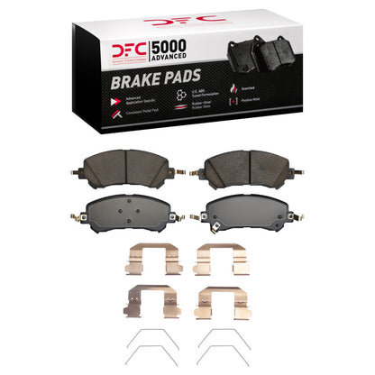 DFC 22-25 Dodge Journey Front 5000 Advanced Ceramic Brake Pads and Hardware Kit