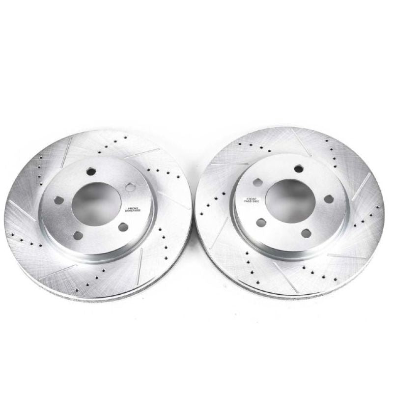 PowerStop Power Stop 04-08 Chrysler Pacifica Front Evolution Drilled & Slotted Rotors - Pair