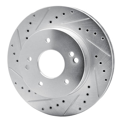 R1 Concepts R1 63-82 Chevrolet Camaro Rear/Front Left Drilled & Slotted Silver Brake Rotor