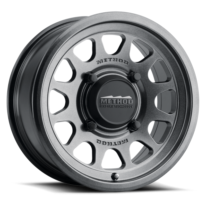 Method Wheels Method MR414 Bead Grip 15x10 / 6+4/25mm Offset / 5x4.5 / 76mm CB Graphite Wheel