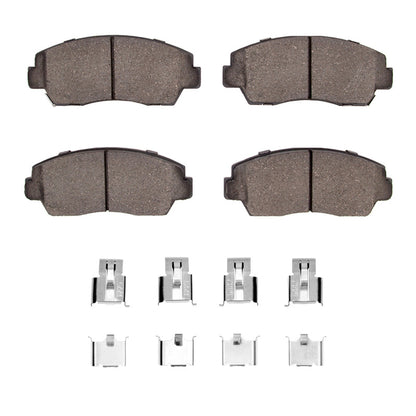 R1 Concepts R1 86-93 Mazda B2200 Front Optimum OE Brake Pads & Hardware Kit