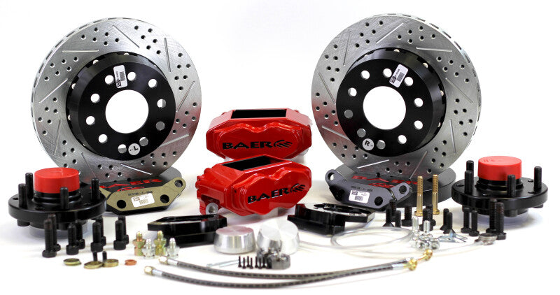 Baer Brakes 76-80 Dodge Aspen STD Studs 11in SS4+ Front SDZ Brake Kit - Silver