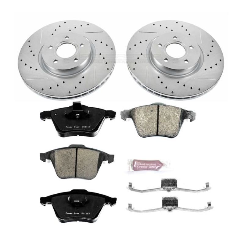 PowerStop Power Stop 06-13 Volvo C70 Front Z23 Evolution Sport Brake Kit
