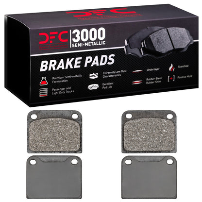 DFC 74-76 Saab 99 Rear 3000 Semi-Metallic Brake Pads