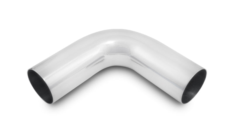 Vibrant 3.25in O.D. Universal Aluminum Tubing (90 Degree) 3.25in CLR 5in Leg Length