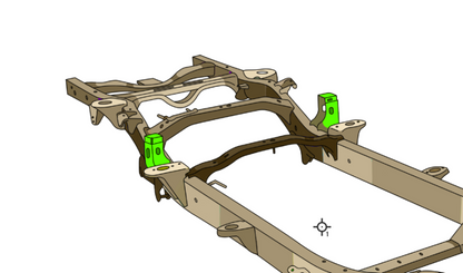 Rustbuster 09-24 RAM 1500 Forward Bed Mount - Left