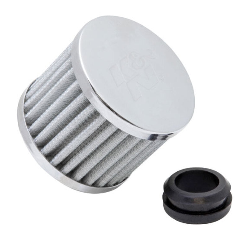 K&N Engineering K&N Breather 1in Flg W/1in-1/4in Grmt 3in od X 2-3/8in h