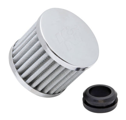 K&N Engineering K&N Breather 1in Flg W/1in-1/4in Grmt 3in od X 2-3/8in h