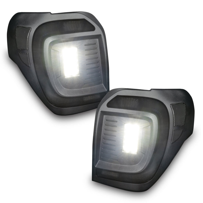 ORACLE Lighting Oracle 14-23 Toyota 4Runner Black Series Lensless Flush Style LED Tail Lights - Tinted