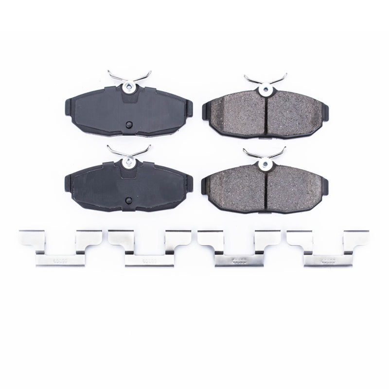 PowerStop Power Stop 05-11 Ford Mustang Rear Z17 Evolution Ceramic Brake Pads w/Hardware