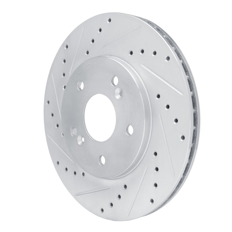 R1 Concepts R1 91-96 Acura NSX Rear Left Drilled & Slotted Silver Brake Rotor