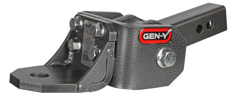 GEN-Y Hitch Gen-Y Glyder Torsion-Flex 2in Shank 2in Drop 7K Hitch w/Ball Platform/1in Diameter Mounting Hole
