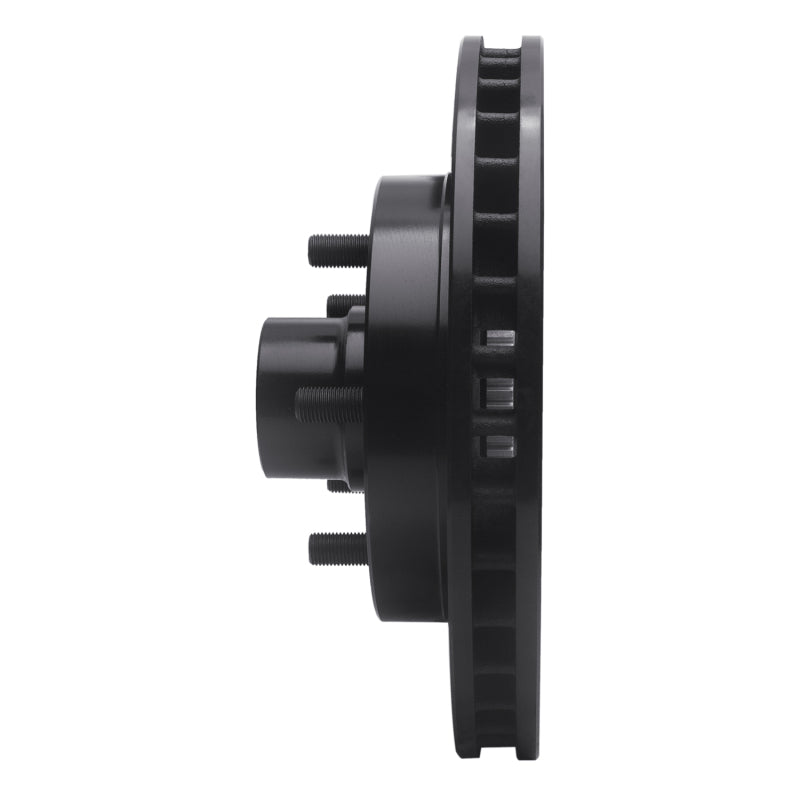 R1 Concepts R1 1992-2002 Chevrolet C1500 Suburban Front Left Drilled & Slotted Black Brake Rotor