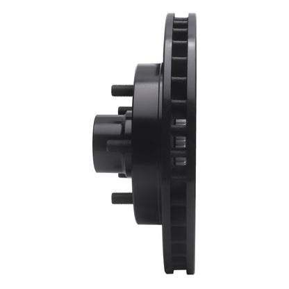 R1 Concepts R1 1992-2002 Chevrolet C1500 Suburban Front Left Drilled & Slotted Black Brake Rotor