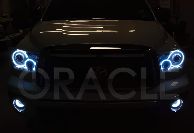 ORACLE Lighting Oracle 07-13 Toyota Tundra LED Fog Light Halo Kit - Blue