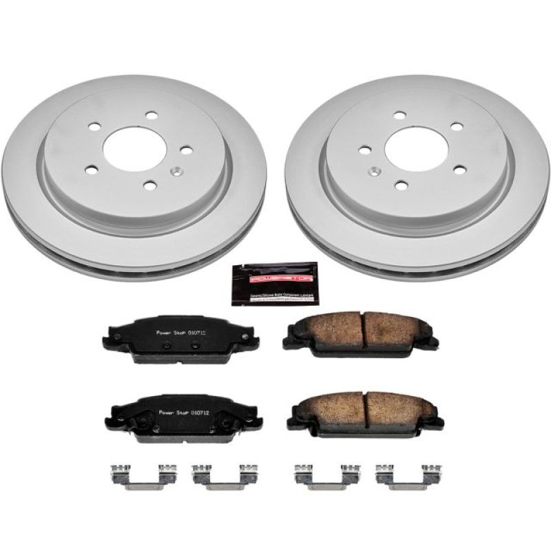 PowerStop Power Stop 03-07 Cadillac CTS Rear Z17 Evolution Geomet Coated Brake Kit