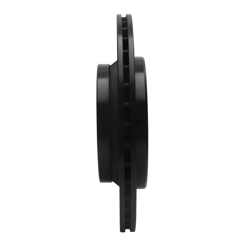 R1 Concepts R1 03-14 Volvo XC90 Rear Right Drilled & Slotted Black Brake Rotor