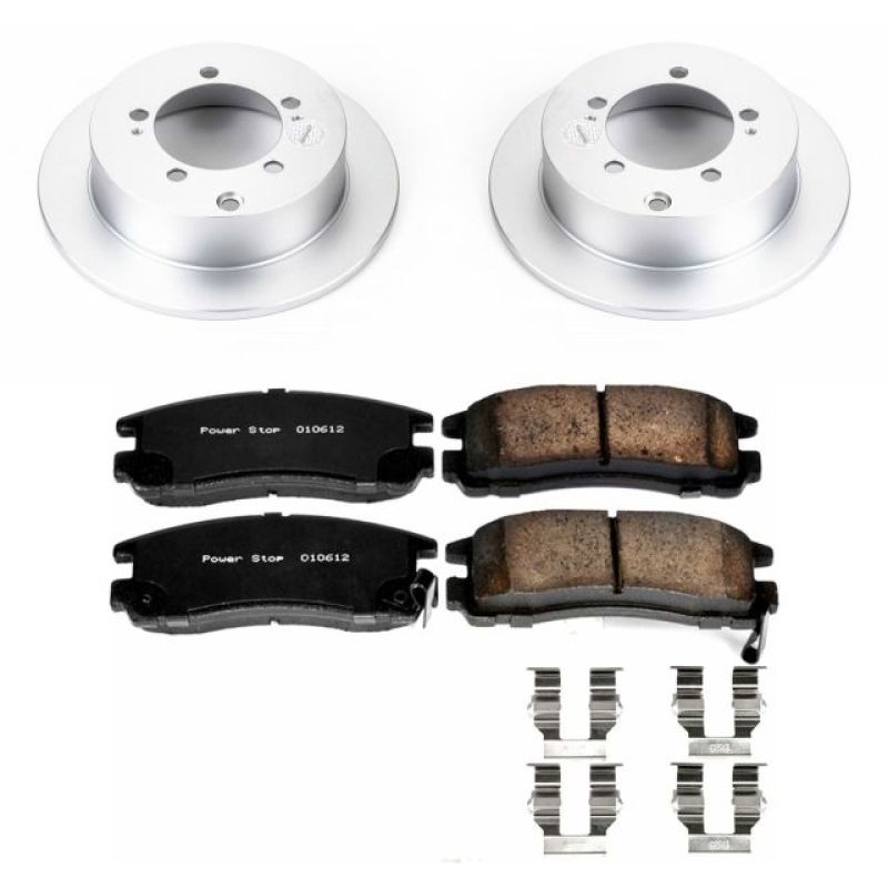 PowerStop Power Stop 95-05 Chrysler Sebring Rear Z17 Evolution Geomet Coated Brake Kit