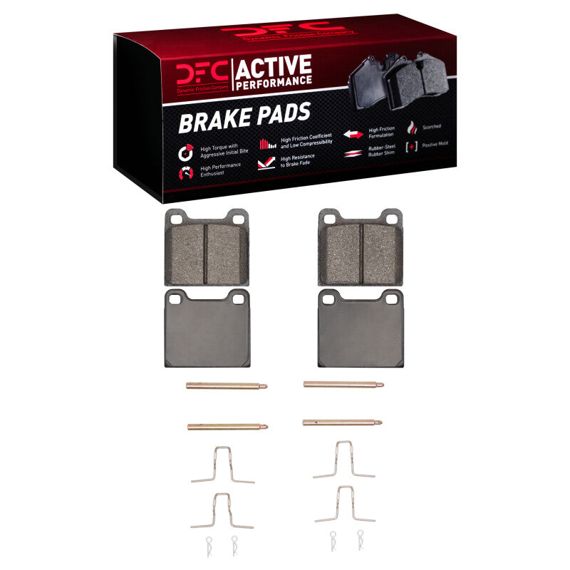 DFC 67-91 Mercedes-Benz 230SL Rear Active Performance Pads and Hardware Kit