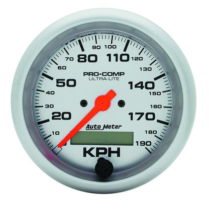 Autometer Ultra-Lite 3-3/8in Electronic 190 KPH Speedometer