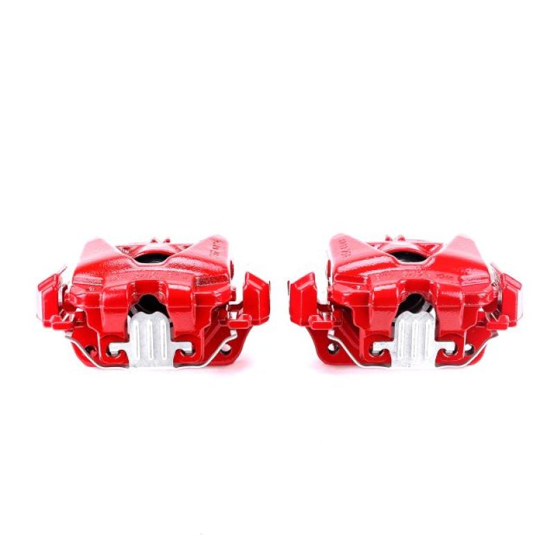 PowerStop Power Stop 08-13 BMW 328i Front Red Calipers w/Brackets - Pair