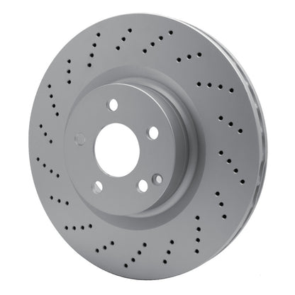 DFC 10-17 Mercedes-Benz C250 Front Drilled GeoSPEC Coated Rotor