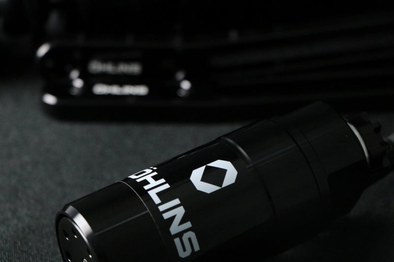 Ohlins Motorcycle USA Ohlins 14-26 Harley FL Touring STX 36 Twin Blackline 12in Blk Reservoir Shocks - Heavy Duty Springs