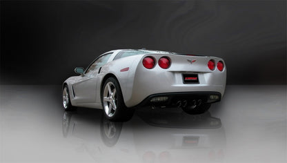 CORSA Performance Corsa 2009-2013 Chevrolet Corvette C6 6.2L V8 LS3 Manual Black Sport 3in Cat-Back