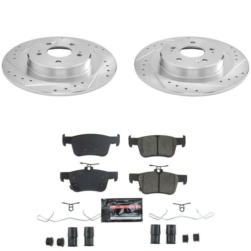 PowerStop Power Stop 21-25 Acura TLX Rear Z23 Evolution Brake Kit